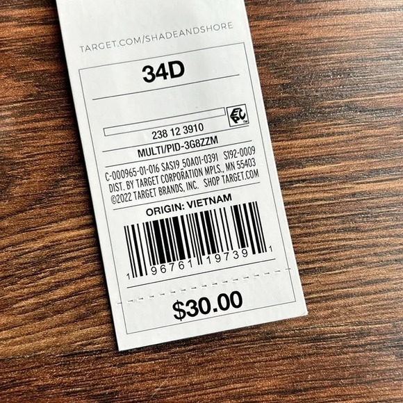 NEW Shade & Shore Snakeskin Bikini Top | 34D Bikini Top | Snakeskin Bikini Top - Picture 5 of 8